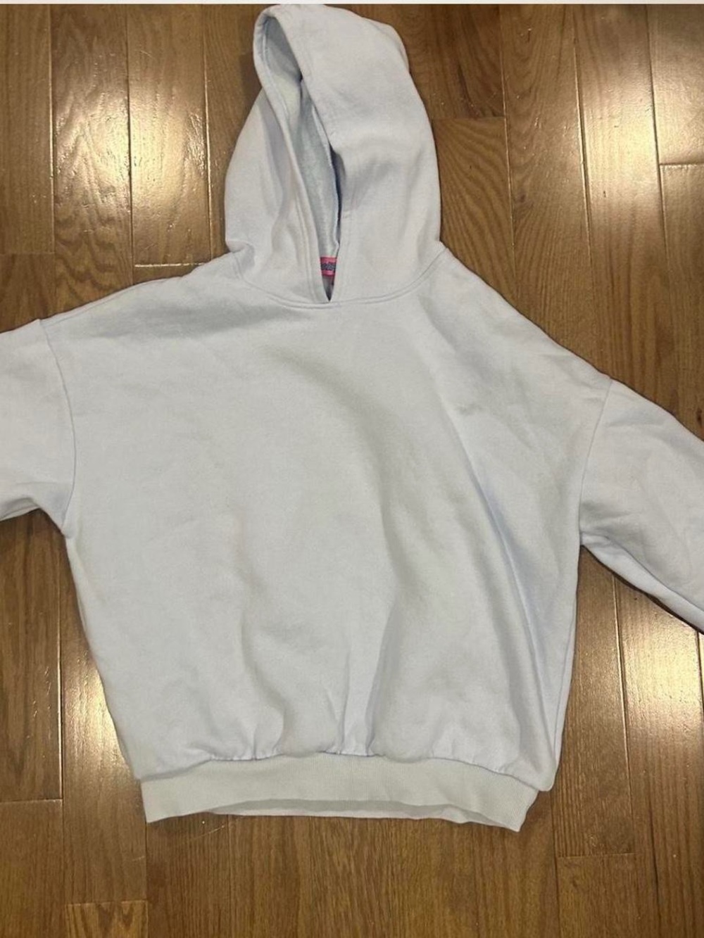 Light Blue Edikted bow hoodie